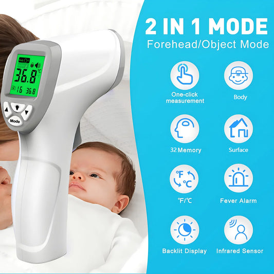 Baby Non Contact Thermometer Digital Infrared Forehead Fever Scanner